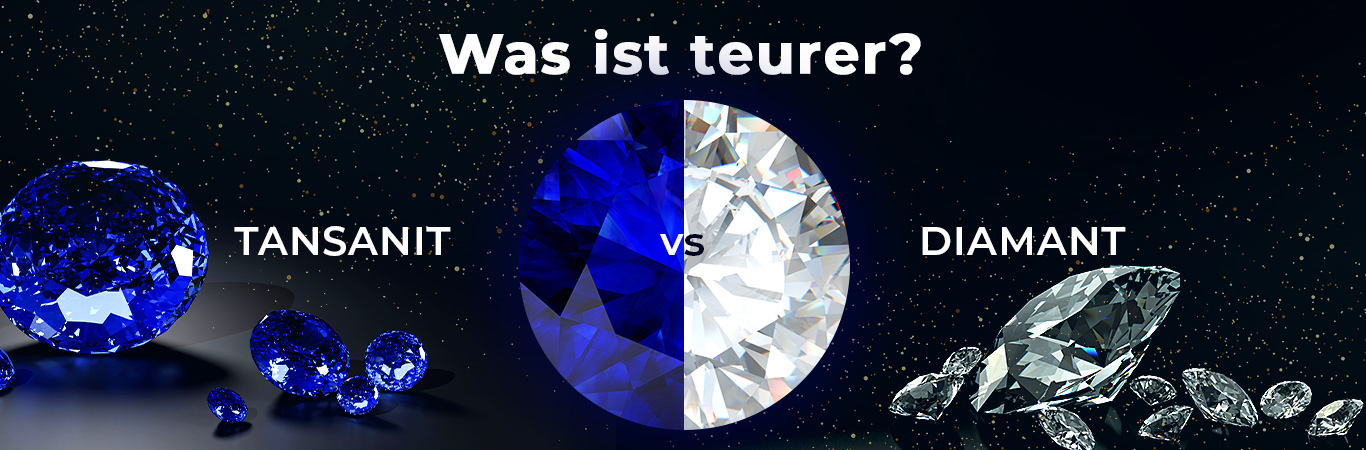 Tansanit vs Diamant - Was ist teurer?
